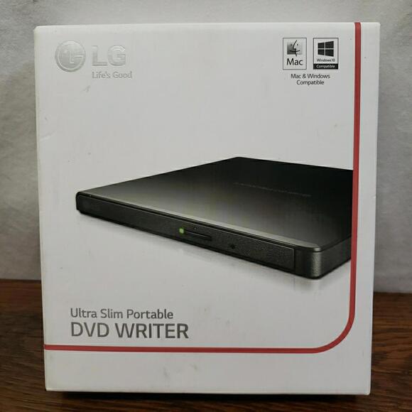 LG GP55EX70 Ultra Slim Portable DVD Writer with M-DISC Support Black Sealed Box - Picture 1 of 5